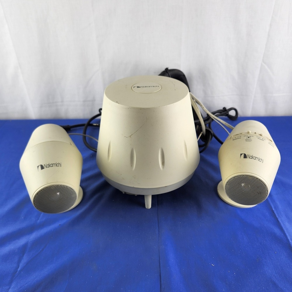 NAKAMICHI SPEAKER SET VINTAGE SPEAKERS SP-3D COMPACT AUDIO‎ MONITOR